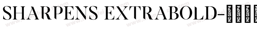 sharpens extrabold字体转换